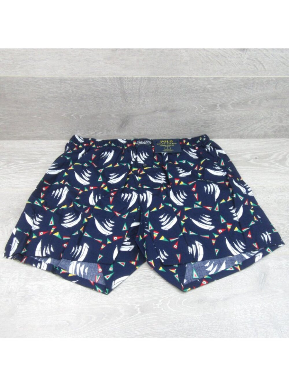 Polo Ralph Lauren Signature Windward Sail Print Boxer Shorts Mens Size Large NEW - Picture 2 of 7